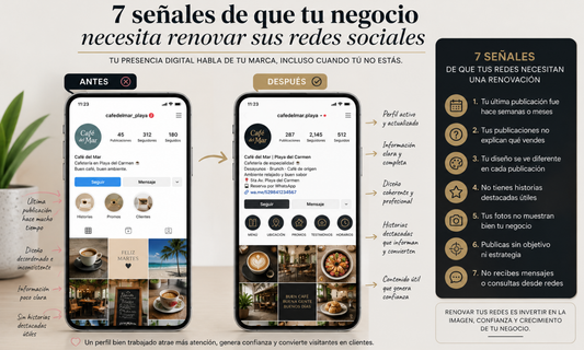 7 señales de que tu negocio necesita renovar sus redes sociales