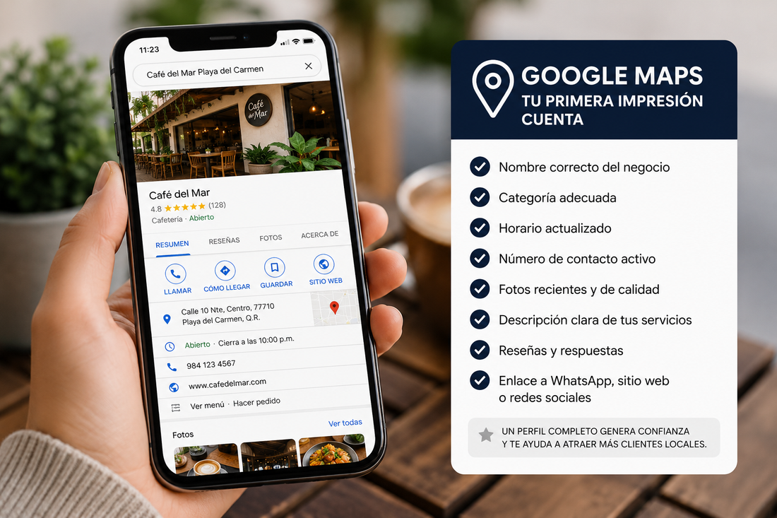 Cómo hacer que tu negocio local se vea mejor en Google Maps y redes sociales
