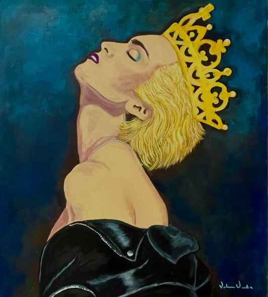 Cuadro original "Madonna The Queen" - Arte en Acrílico